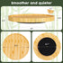 Lazy Susan Organizer, 10 Inch Non-Skid Bamboo Turntable for Spices and Kitchen Countertop Storage