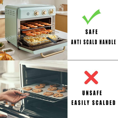 Air Fryer Convection Toaster Oven Tray Extractor, Grills Clip and Oven Food Clip for Quickly Removing Hot Trays