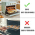 Air Fryer Convection Toaster Oven Tray Extractor, Grills Clip and Oven Food Clip for Quickly Removing Hot Trays