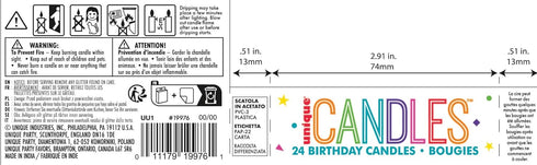 Dazzling Glitter & Gold Spiral Birthday Candles, 24ct Assorted Pack, Premium Quality, Long-Lasting Design