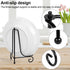 6 Pack 5 Inch Plate Stands for Display, Metal Picture Frame Holder Stand for Artworks, Small Easel for Photos, Platters