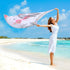 BOAO Unicorn Beach Towel for Girls - Microfiber Quick Dry Towel for Kids, Rainbow Bath Towel (Glitter Pink, Cute Style)