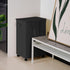 95L Vincona Slim Laundry Hamper with Lid and Wheels, Small Rolling Laundry Basket with Handle for Small Spaces, Tall