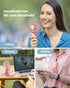 Mini Portable Folding Handheld Fans, USB Rechargeable Personal Fan, 4-speed 3-in-1 Silent Fan for Summer Travel, Kids