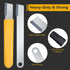 2PCS Garden Tool Sharpener, Blade Sharpener Stone for Shear Scissor and Gardening Pruner, Pocket Knives (Yellow+Black)