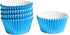 Blue-Foil Cupcake Liners, Standard Sized Paper Baking Cups for Parties and Weddings (Pack of 100)