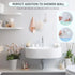 VIS'V Suction Cup Hooks - Small Heavy Duty Shower Suction Hooks, Removable and Reusable, Clear (4 Pcs)