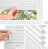 CHICOLOGY Mini Blinds for Windows, White, 29" W x 48" H, Commercial Grade