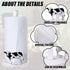 Countertop Cow Paper Towel Holder Wooden Farmhouse Paper Towel Holder Cow Kitchen Accessories Farm Bathroom Table Decor