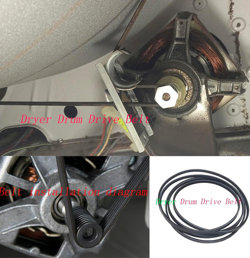 Dryer Belt 6602-001655 for Samsung Kenmore Dryer, Replaces PS4133825 AP4373659 LB1655