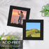 15 Pack 12x12 8x8 Black Picture Mats, Frame Mattes for Pictures Display Photo Frame Mat Core Bevel Cut Mat Board Show