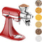 Grain Mill Attachment for Kitchenaid Stand Mixer, All Metal, 9 Levels Flour Mill, Suitable for Fully Dried