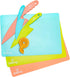 Baketivity 6 Piece Kids Cutting Board and Knife Set, Plastic Knives and Flexible Cutting Boards for Safe Cooking