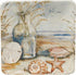 Certified International Coastal Landscape 6" Canape/Luncheon/Appetiser Plates, Assorted Designs, Multicolor, Medium, Set of 4 by Certified International
