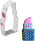 Ann Clark Lipstick Makeup Cookie Cutter, 4" Made in USA