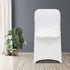 bricia 12 PCS White Stretch Spandex Folding Chair Slipcovers, Dining Room Chair Covers Stretch Chair Slipcovers