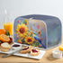 Xoenoiee Butterfly Bird Floral Pattern Toaster Cover, Quilted Cover for 2 Slice Bread Maker, Kitchen Appliance Cover