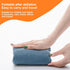 Miruchertter Inflatable Foot Rest Inflatable Travel Foot Rest Pillow Car Seat Footrest for Long Trips Inflatable Stool