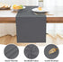 2 Pack 12 36 Inch Grey Small Short Table Runner x Solid Color Runners Coffee Table Dresser for Daily Party Home