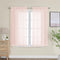 OWENIE Furman Sheer Curtains Set, 2 Panels 45 Inch Length for Living Room Bedroom, 42Wx45L inch