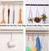 uxcell 16 Pack S Shaped Hooks, Plastic Hanger for Kitchen Bathroom Closet, Holder for Pots, Pans, Cups, Utensils