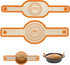 2Pcs Silicone Bread Sling for Dutch Oven, Non-Stick Easy Clean Baking Mat with Long Handles