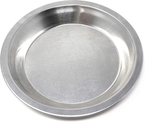 Aluminum Metal Pie Plate, 8 Inch Pan - Set of 10