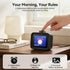 7-Day Programmable 4 98db 30 Dekala AuraDot Alarm Clock for Bedroom, Independent Max Loud Alarm for Heavy Sleepers