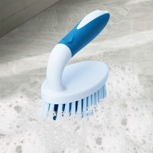 PHYEX 2-Pack Small Cleaning Brushes for Carpet, Floor, Bathroom, and Kitchenware