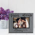 BELLA BUSTA Engraved Leather Picture Frame - I'll Love You Forever, I'll Like You for Always - Family Frame (5 x 7