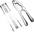 Qidol Stainless Steel Nuts Cracker Seafood Nutcracker Tool, Walnut Pecan Shellfish Crab Claw