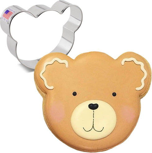 Ann Clark Bear Sandwich Cutter, Cookie Cutter 3.5", Made in USA