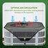 Universal Air Conditioner Cover 36x36, Outside Unit Shade, Heat Pump Mesh Protector, Round Compressor Defender