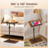 360 ETRB4501 MAHANCRIS TV Tray Table, Height Adjustable TV Trays with Swivel, Space-Saving Side Table for Couch