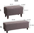 Cornasee Stretch Ottoman Cover Rectangle,Footstool Slipcover Storage Stool Furniture Protector Modern Style