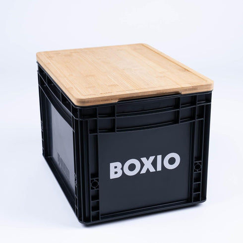 15.75" 11.81" BOXIO - CuttingBoard: Premium Bamboo Wood Cutting Board for Camping & Kitchen - x - Ideal chopping board