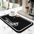 Coffee Bar Mat Rubber Dish Drying Mat, 19.5x12in for Kitchen Counter and Coffee Accessories