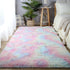 Room,6x9 Fluffy Rainbow Rugs for Girls Bedroom Living Feet Shag Fuzzy Area Rug for Kids Playroom,Pastel Plush Shaggy