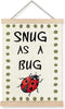 YTRGI Snug as a Bug Nursery Wall Art Decor, Nursery Wall Decor,