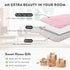 Pink Area Rugs 4x6 for Bedroom Girls, Soft Fluffy Shag Carpet for Living Room, Non-Slip Indoor Floor Rug