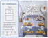Set 4-Piece 3D Set, Cokouchyi Twin Size Comforter for Boys, Bed in a Bag, Construction Bedding Comforter Sheet Ultra