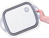 Cheer Collection Collapsible Cutting Board - Silicone Foldable Non-Slip Chopping Board with Drainage Hole