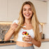 Hotbird 4-Pack 14oz Overnight Oats Containers with Lids, Glass Mason Jars for Overnight Oats Salad Yogurt Sugar Snacks