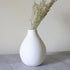 Snow Inspired Flower Vase, Ceramic Vases, White Vases, Minimalist Design for Elegant Home Decor for Coffee Table