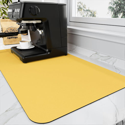 Coffee Mat, Absorbent Coffee Bar Mat for Countertops, Fits Under Coffee Maker Espresso Machine