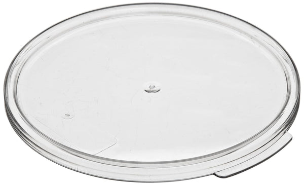Cambro RFSCWC6 Camwear Clear Polycarbonate Round Lid for 6 qt and 8 qt Capacity Food Storage Container