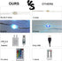 300 16 4 HOME LIGHTING Window Curtain String Lights, LED RGB Colors Changing Fairy Lights, Modes with Remote, USB