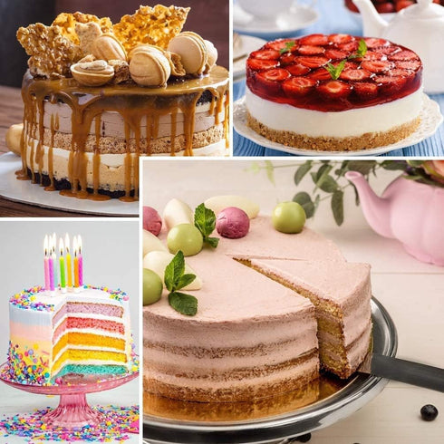 4 Pcs Layer Cake Pan Set, 6 Inch Silicone Round Cake Mold for Jumbo Whoopie Pie, Non-Stick Baking Tins