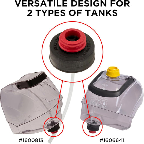 Replacement Cap and Insert for Water Tank for Various Bissell Carpet Cleaners Fits Models 2505, 3624, 2458, 2891, and 3194