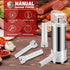 4 (2.2lb,Stainless Sausage Stuffer Machine Sausage Maker with Stuffing Tubes Homemade Sausage Stuffer Manual for Home
